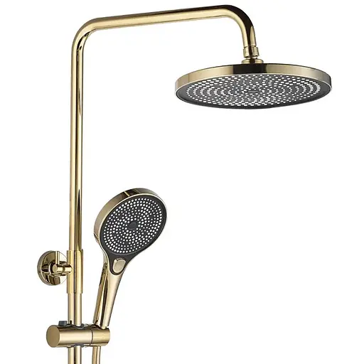 Душова система Rea Rebel gold з виливом REA-P2413, Золотий - фото 4
