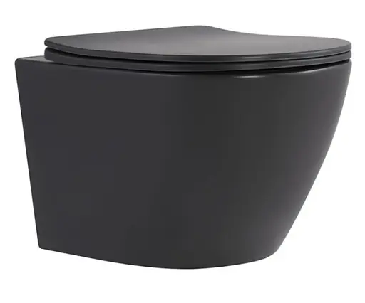 Унитаз подвесной Qtap Robin Ultra Quiet, с сиденьем Slim Duroplast/Soft-close/Quick relase QT13332381АSAN - фото 1