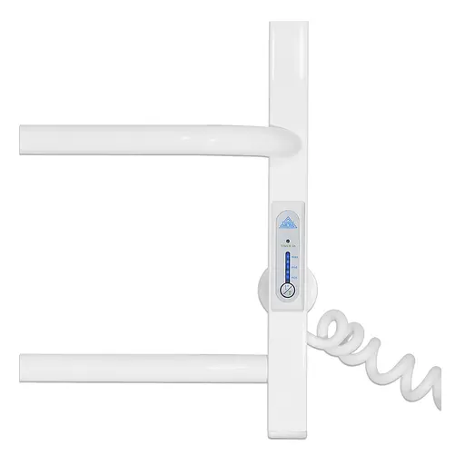 Електрична рушникосушарка Laris Зебра Стандарт ЧФ5 500x660 Е з полицею права R3 77700076, Білий, Праве, Електронний - фото 5