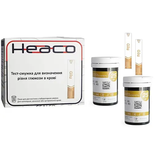 Тест-смужки Heaco Gold AQ Plus 50 шт.