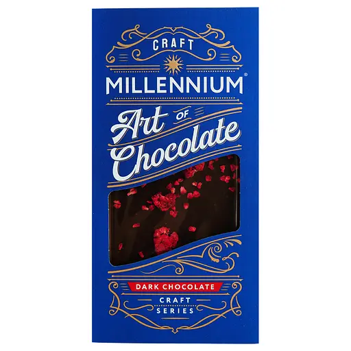 Шоколад Millennium Craft Series черный с малиной 100 г (917264) - фото 2