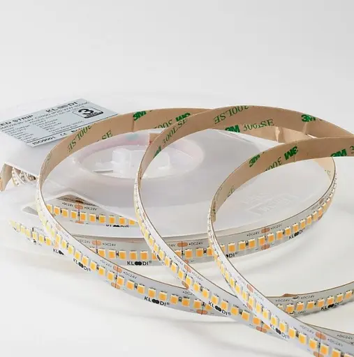 LED Стрічка 21,6W 240LED 3000К 2800LМ IP20 24V KLOODI KD2835-240-21.6W-3К-24V HE - фото 2