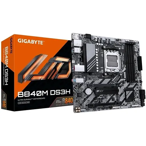 Материнская плата Gigabyte B840M DS3H Socket AM5 - фото 2