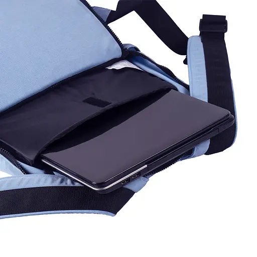 Рюкзак-антикрадій OOLOO Кенгуру mini 40x30x12 см, світло-блакитний 649/306 - фото 4