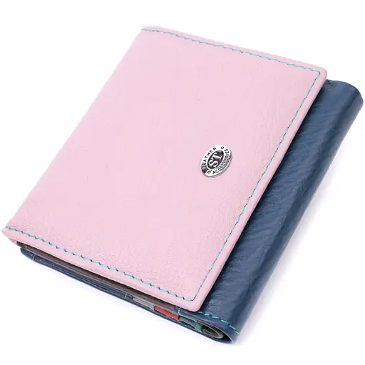 Кожаный женский кошелек ST Leather 10х9.5х1.5 см acs0028420 - фото 1