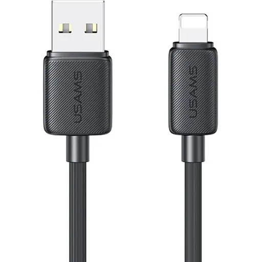 Кабель Usams US-SJ689 USB-A to Lightning 2.4A 1m Black (SJ689USB01) [138996]