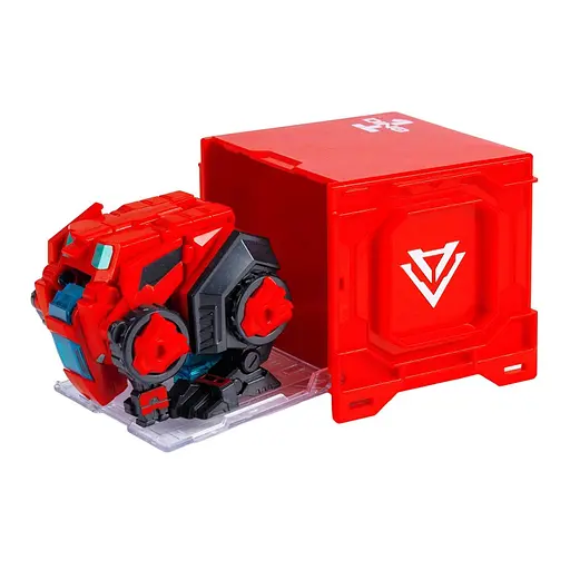 Динозавр-трансформер Раптор-Бот Dinoster EU580840-1 бокс для зберігання, червоний - фото 4