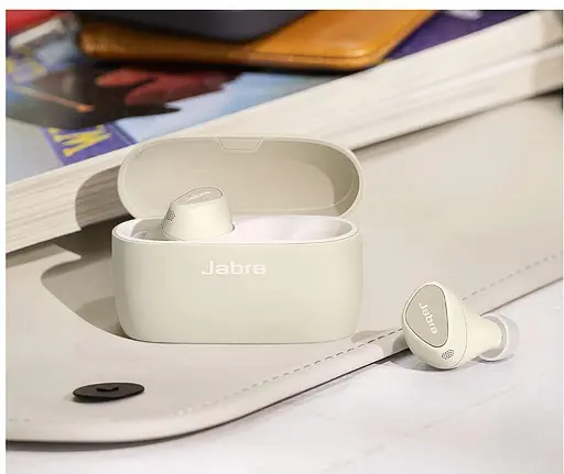 Наушники беспроводные Jabra Elite 5 ANC золотисто-бежевые - фото 6