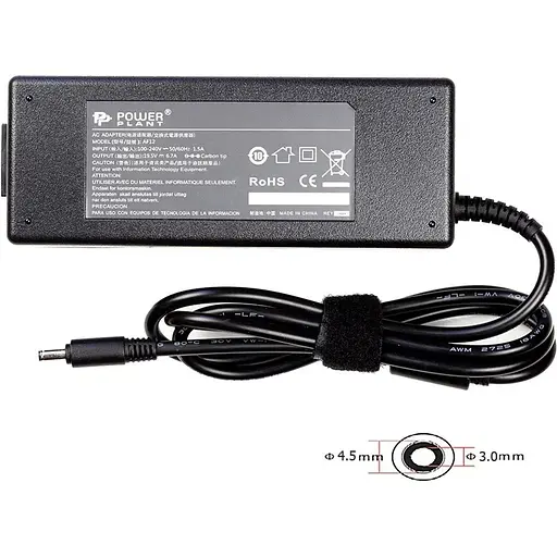 Блок живлення для ноутбуків PowerPlant DELL 220V, 19.5V 130W 6.7A (4.5*3.0)