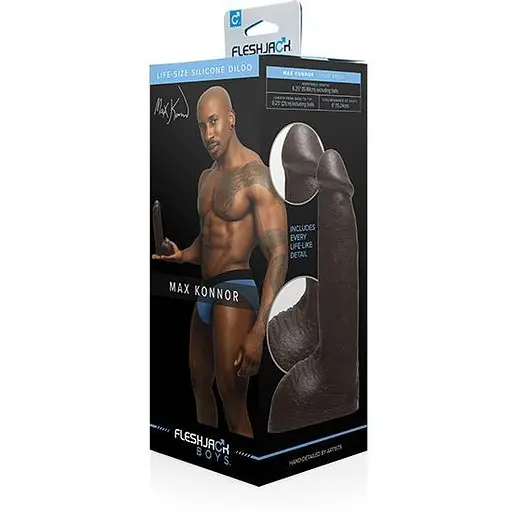 Фалоімітатор Fleshjack Boys Max Konnor 17.8 см коричневий