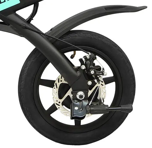 Электроскутер ZM TigerVolt 14 с колесами 14" Черный - фото 6