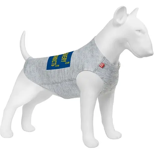 Майка для собак Waudog Clothes малюнок "Сміливість", S35, B 48-54 см, С 28-33 см