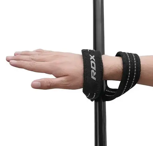 Силовые ремни RDX Gym Lifting 8 Figure Straps Gray M (WAC-W8G-M) - фото 3