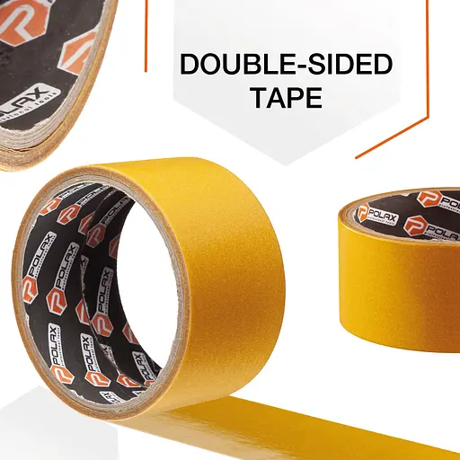 Скотч двухсторонний Polax клейкая лента на полипропиленовой основе 50 мм х 5 м (101-001) - фото 5