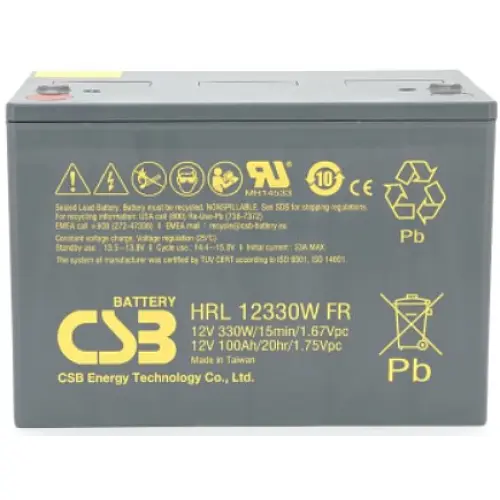 Аккумулятор CSB HRL12330W AGM 12V 100Ah - фото 2