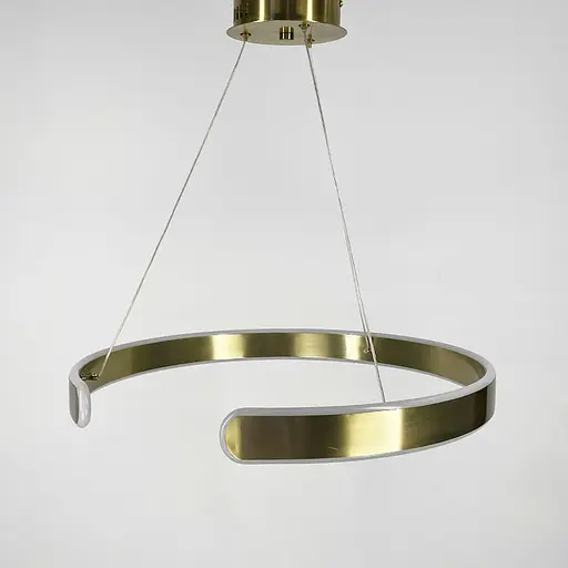 Підвісна латунна люстра у сучасному дизайні Ø 50 см | Арт. A 247-500 AB | Line F - фото 8