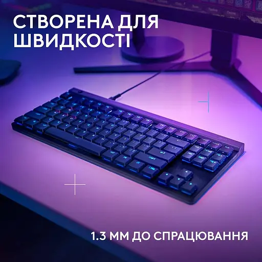 Клавіатура Logitech G515 TKL Mechanical Tactile USB Black (920-012872) - фото 5