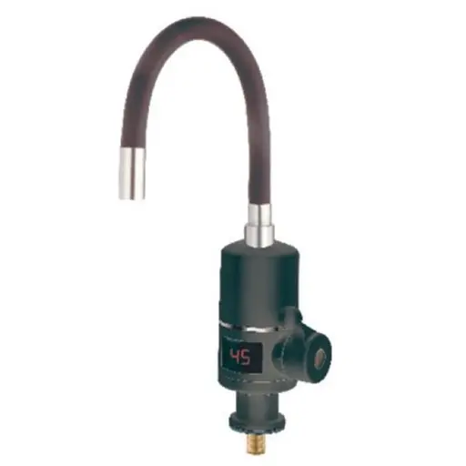 Проточный водонагреватель Zerix ELW06-EF Black ZX5033 - фото 2