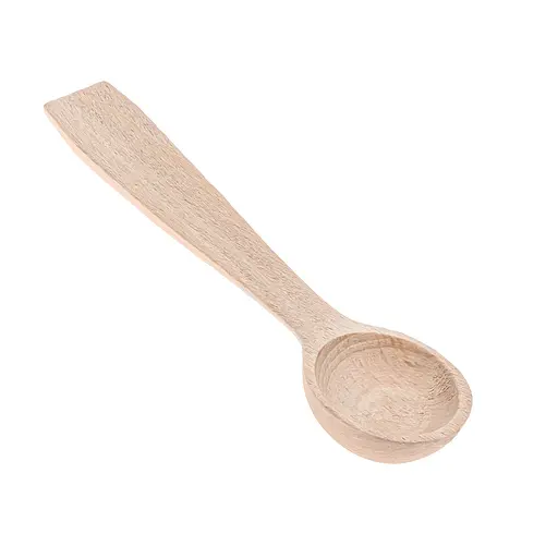 Ложка дерев'яна для цукру, спецій та сипучих продуктів 7.5 см, Woodly Бежевий 86102 - фото 2