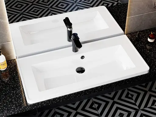 Умивальник Miraggio Tres глянсовий 0001542, Білий - фото 2