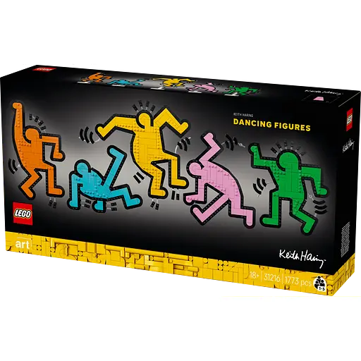 Конструктор LEGO Art Кіт Гарінґ - Танцюючі чоловічки 1773 деталей (31216) - фото 2