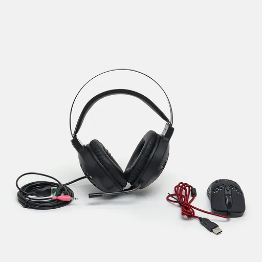 Комплект миші та навушники Jedel CP-06 чорний - фото 8