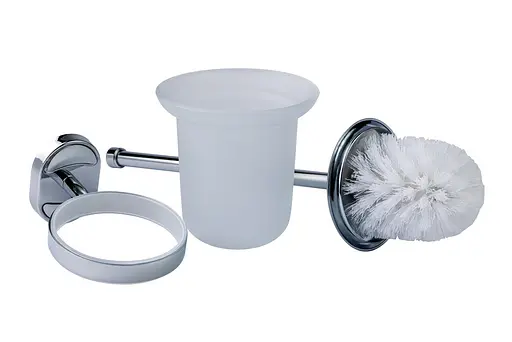 Йоржик для унітазу настінний Kroner KRM Elbe - ACG2910 CV022870, Хром - фото 3