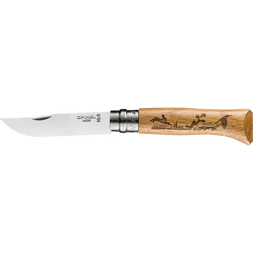Нож Opinel №8 VRI Inox Animalia "Заяц"