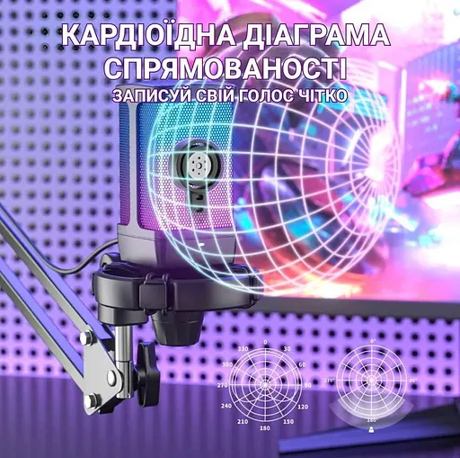 Мікрофон Fifine Q6T Black (Q6T) - фото 9