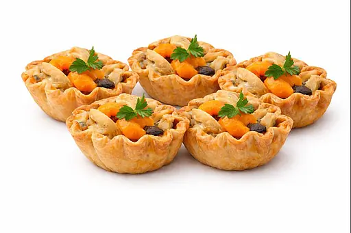 Формы для выпечки корзинок кексов и тарталеток "Абрикосовые пирожные" Ø верх 9, низ 5.5, высота 3 см (набор из 20 штук) 88199 - фото 6