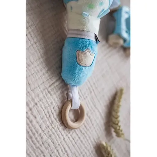 Игрушка-погремушка Elfiki Птичка Пипо голубая (ИГ-0104) - фото 3