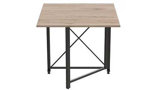 Стіл-книжка трансформер Оріон 1 Ferrum-decor 750x810x730 Чорний метал ДСП Дуб Сан-Марино 16 мм (FRD-104598) - фото 3