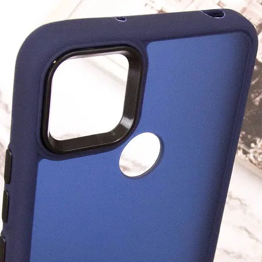Чохол Epik TPU+PC Lyon Frosted для Xiaomi Redmi 9C Navy Blue - фото 5