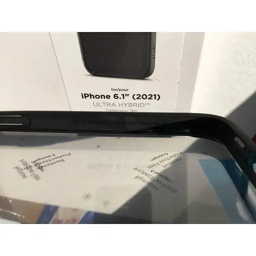 Оригинальный противоударный чехол Spigen для iPhone 13 Ultra Hybrid Matte Black ACS03523 - фото 3