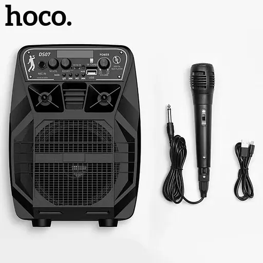 Колонка портативна Hoco з функцією караоке DS07 - фото 6