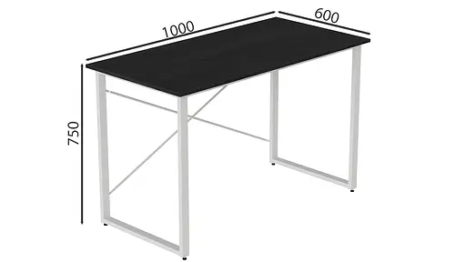 Компьютерный стол Дейв 75x100x60 белый ДСП Сосна Кембра 16мм FRD-102140 - фото 3