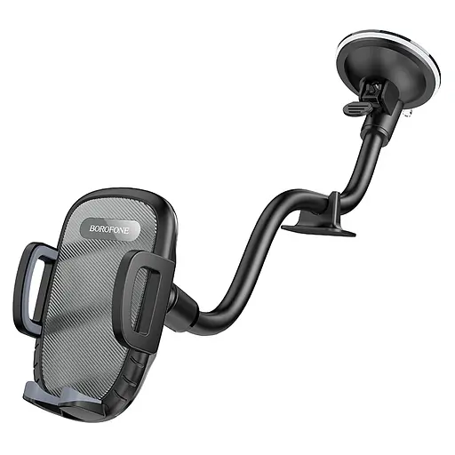 Автотримач для телефона BOROFONE BH54 Racer windshield car holder Black - фото 1