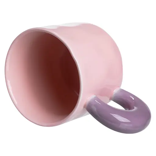 Кружка фарфоровая LABUBU Brighten Your Day 400 мл розовый FM-22B - фото 4