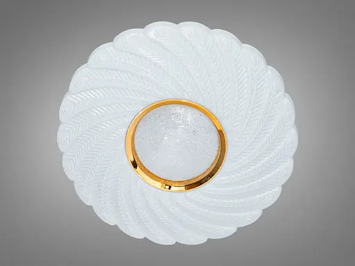 Люстра стельова LED Diasha біла золото 34 Вт 6 м² - фото 4