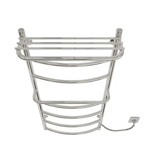 Электрический полотенцесушитель Kosser Каскад с полкой 1000x500/8 ER ДКп03ER, Хром, Правое - фото 3