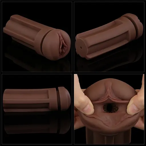 Мастурбатор Lovetoy Pleasure Brew Sultry Stout 19.8 см коричневий - фото 15