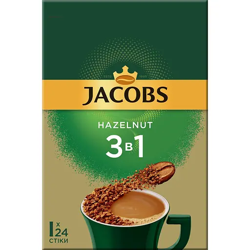 Напиток кофейный Jacobs 3 в 1 лесной орех, 15 г (797979) - фото 2