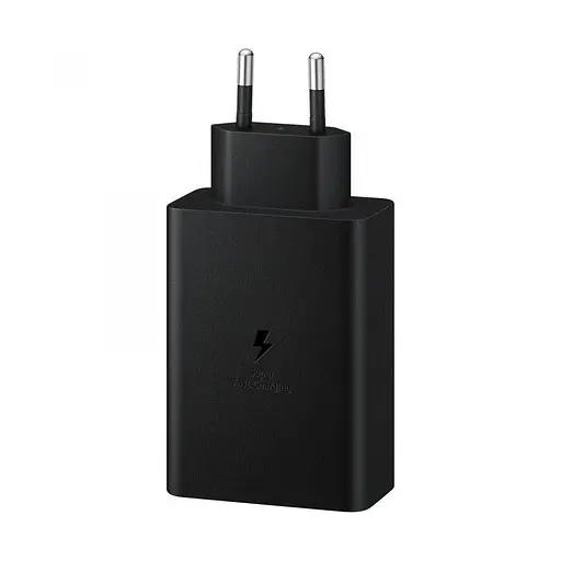 Зарядное устройство для Samsung 65w pd power adapter trio сам блок - адаптер черный - фото 3