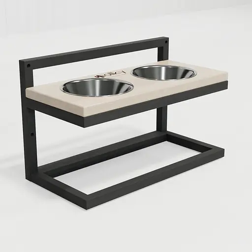 Hollky Flex S — миски на регульованій підставці для маленьких собак (2 × 0.450 л) - фото 6