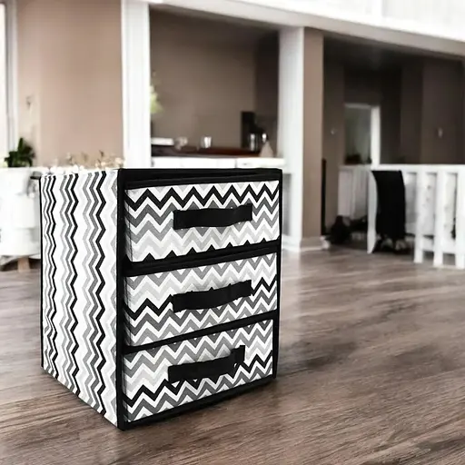 Органайзер Handy Home Zigzag з трьома висувними ящиками, 36х30х30 см (ZSH-07) - фото 7