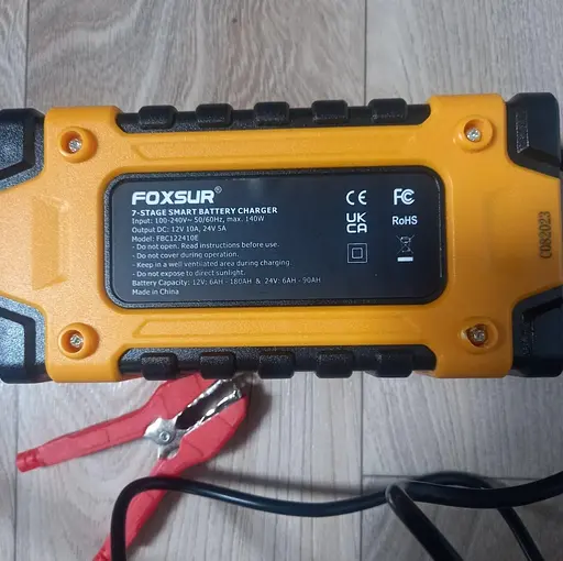 Автоматическое зарядное устройство Foxsur 12-24V 10А для авто аккумулятора - фото 5