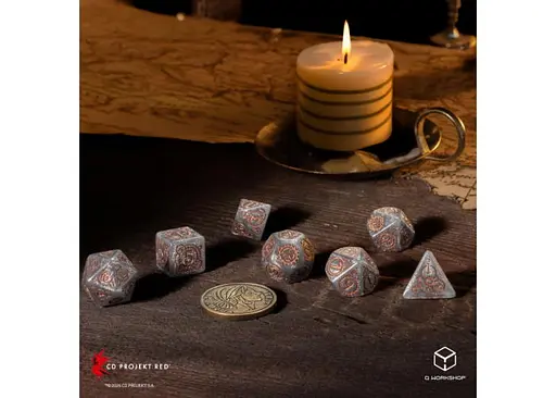 Набор кубиков The Witcher Dice Set. Ciri - Elder Blood , 7 шт. (SWCI04) - фото 4