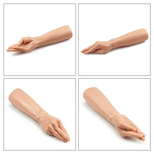 Рука для фістингу Lovetoy King Size Realistic Magic Hand 35 см тілесний - фото 9