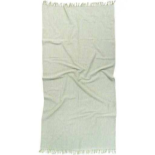 Полотенце Lotus Home Pestemal Argosa stripe 85х175 см зеленое (svt-2000022344210)