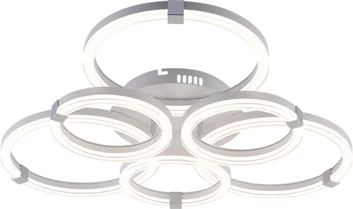 Люстра світлодіодна V DK6303C-3+3A WH+CR - фото 2